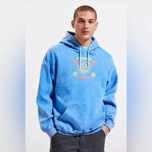 Neon Riders Blue Hoodie